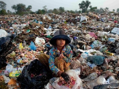 Plastic garbage